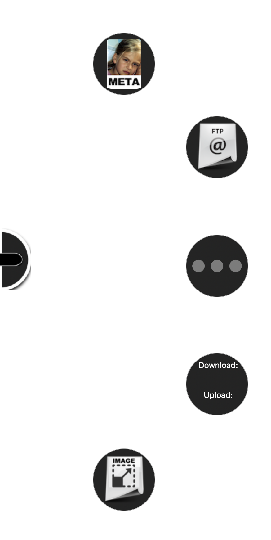 html5 cursor that drop circles